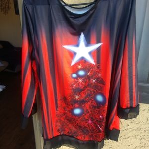 Woman's holiday shirt